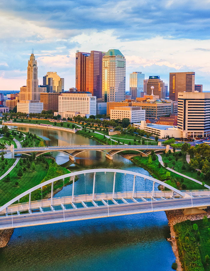 Skyline of the City of Columbus